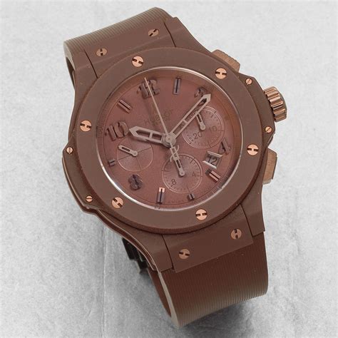 hublot big bang ceramic chocolate|Hublot big bang chronograph.